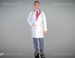 کاراکتر مرد ایستاده