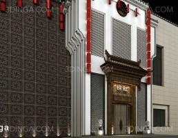 صحنه خارجی نمای ساختمان