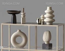 قفسه + ست دکوراسیون تزئینی