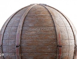 تکسچر جعبه ظرف چوبی