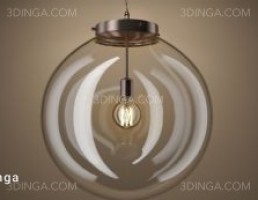 مدل سه بعدی چراغ آویز