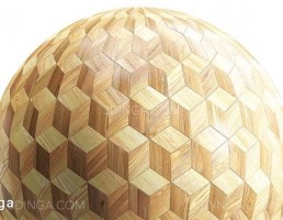 تکسچر پارکت چوبی مکعبی