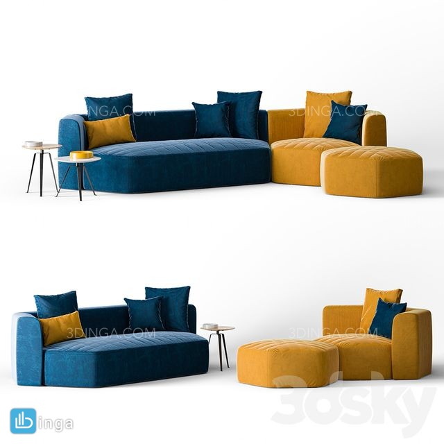 ست کاناپه راحتی مدرن