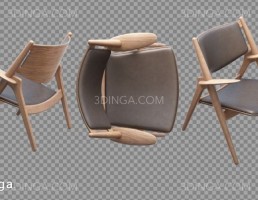 پرسوناژ صندلی چوبی