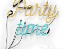 حروف نئونی Party time