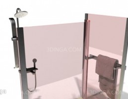 کابین دوش شیشه ایی حمام
