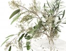 دسته گل اکالیپتوس در گلدان شیشه ای