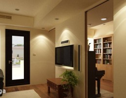 صحنه اتاق نشیمن