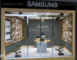 مدل سه بعدی مغاره 3dmax+vray
