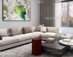 صحنه داخلی اتاق پذیرایی