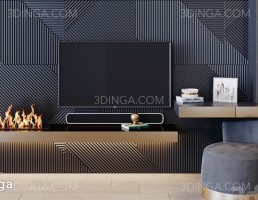 دکور تلویزیون مدرن