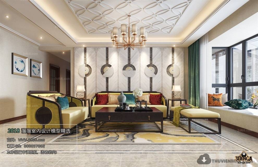 اتاق نشیمن چینی