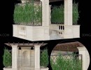 مدل سه بعدی آلاچیق باغ