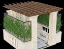 مدل سه بعدی آلاچیق باغ