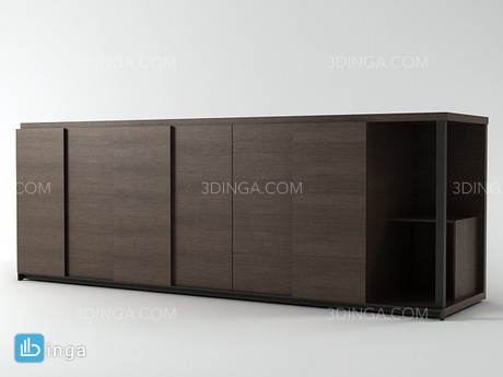 میز کمدی چوبی