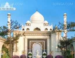صحنه بیرونی تاج محل
