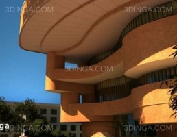 صحنه خارجی فضای ویلا