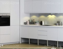 کابینت + وسایل آشپزخانه