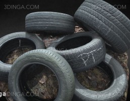 فتو اسکن لاستیک خراب ماشین