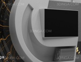 تلویزیون + میز تلویزیون مدرن