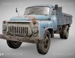 کامیون (GAZ 52) زنگ زده قدیمی