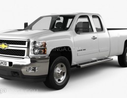 ماشین شورولت سیلورادو  HD Extended Cab Long Bed سال 2011