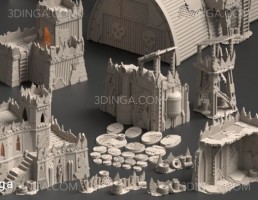 مجموعه وسایل قبیله برای چاپ سه بعدی
