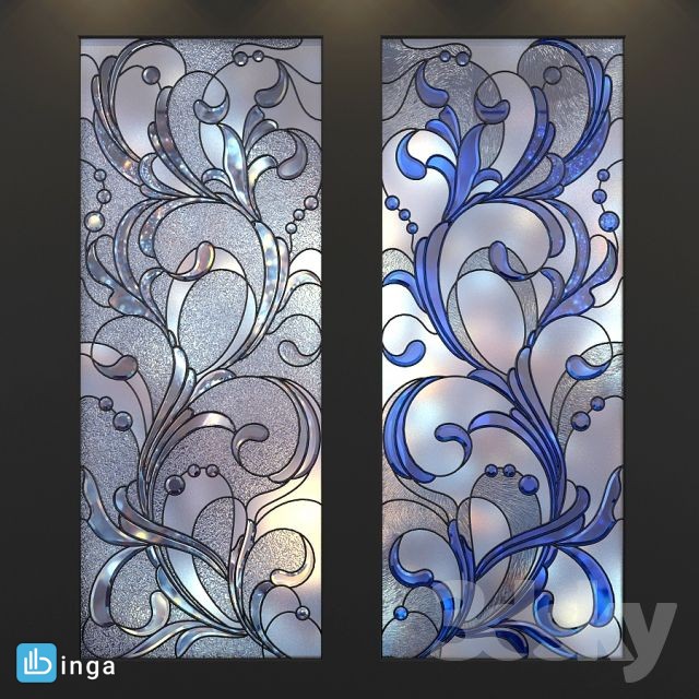 شیشه رنگ آمیزی شده