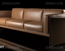 مبل راحتی چرمی