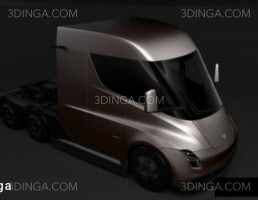 ماشین تسلا Semi  3axis LR  سال 2018