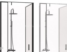 کابین دوش شیشه ای حمام