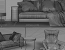 ست کاناپه راحتی مدرن