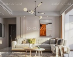 صحنه داخلی خانه برای اسکچاپ