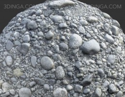 تکسچر سنگ ریزه ساحل