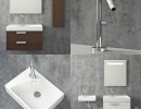 ست کمد روشویی + توالت فرنگی
