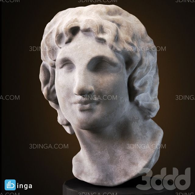 مجسمه سر اسکندر مقدونی
