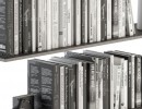 مجموعه کتاب در قفسه