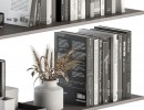 مجموعه کتاب در قفسه