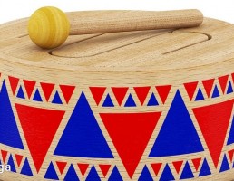 طبل چوبی کودکان