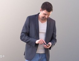 کاراکتر مرد ایستاده