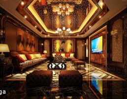 صحنه داخلی فضای کارائوکه