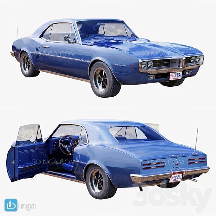 ماشین پونتیاک firebird سال 1967