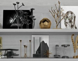 قفسه وسایل تزیینی