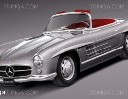 ماشین مرسدس بنز 300SL رودستر سال  1956