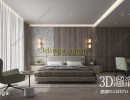 صحنه داخلی اتاق خواب مدرن