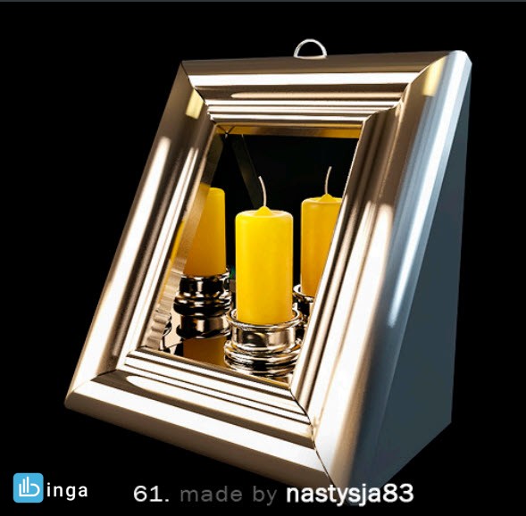 شمع + شمعدان مدرن