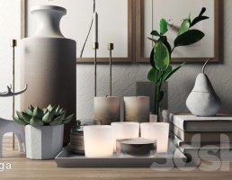 گلدان + مجسمه + تابلو