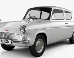 ماشین فورد آنگلیا مدل 105e 2-door سال 1967