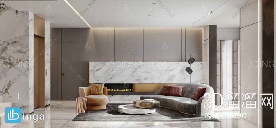 صحنه داخلی اتاق نشیمن