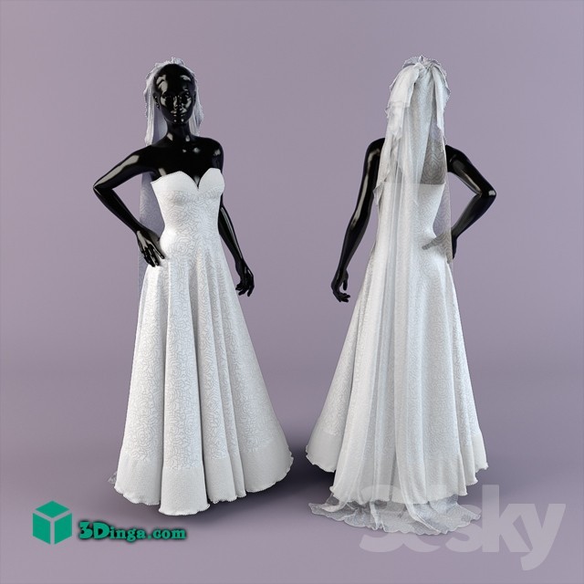 لباس عروس دکلته